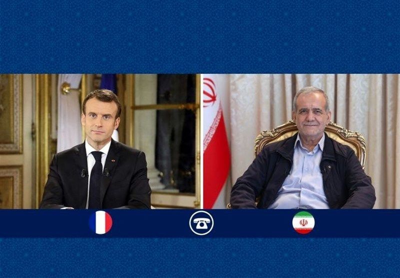 گفتگوی تلفنی پزشکیان و مکرون درباره مذاکرات اسلام‌آباد و آتش‌بس