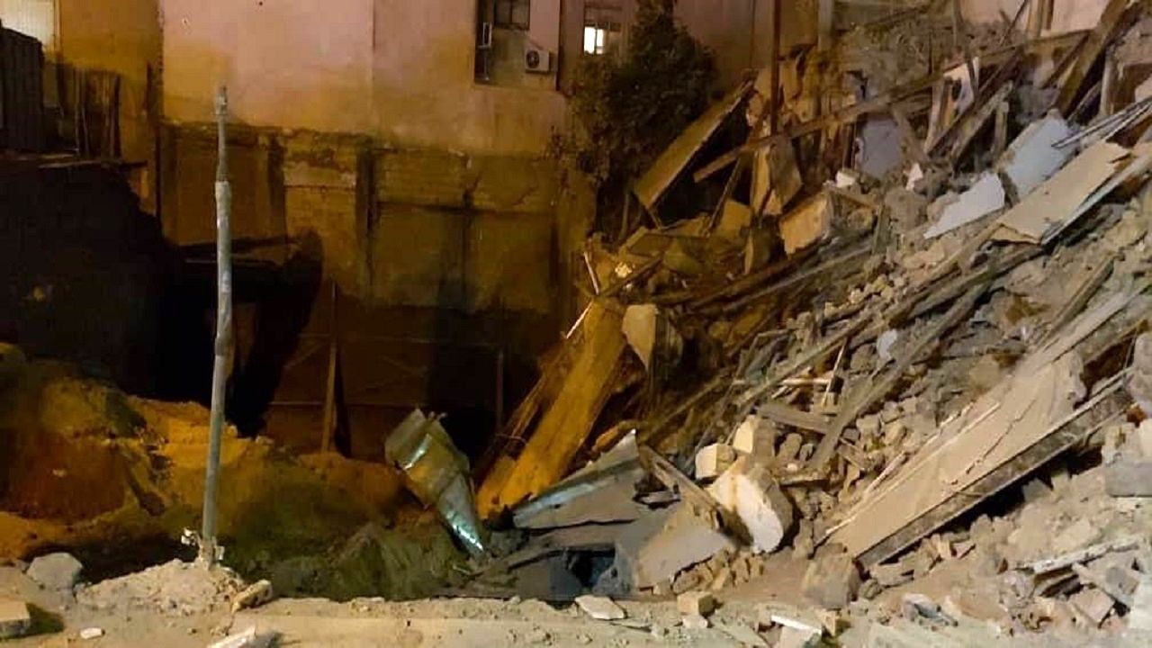 جزئیات تخریب یک ساختمان ۳ طبقه در تهران