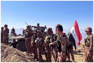 درگیری ارتش عراق و الحشد الشعبی با داعش 