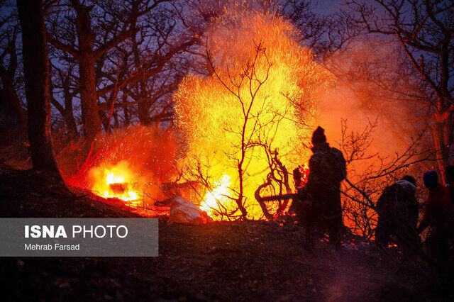آتش به جان جنگل های شمال کشور افتاد+جزئیات