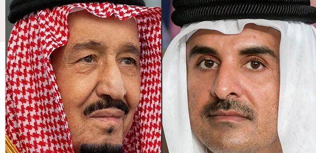 پادشاه سعودی برای امیر قطر دعوت نامه فرستاد