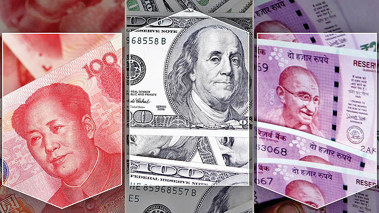 کاهش ارتفاع شاخص جهانی دلار