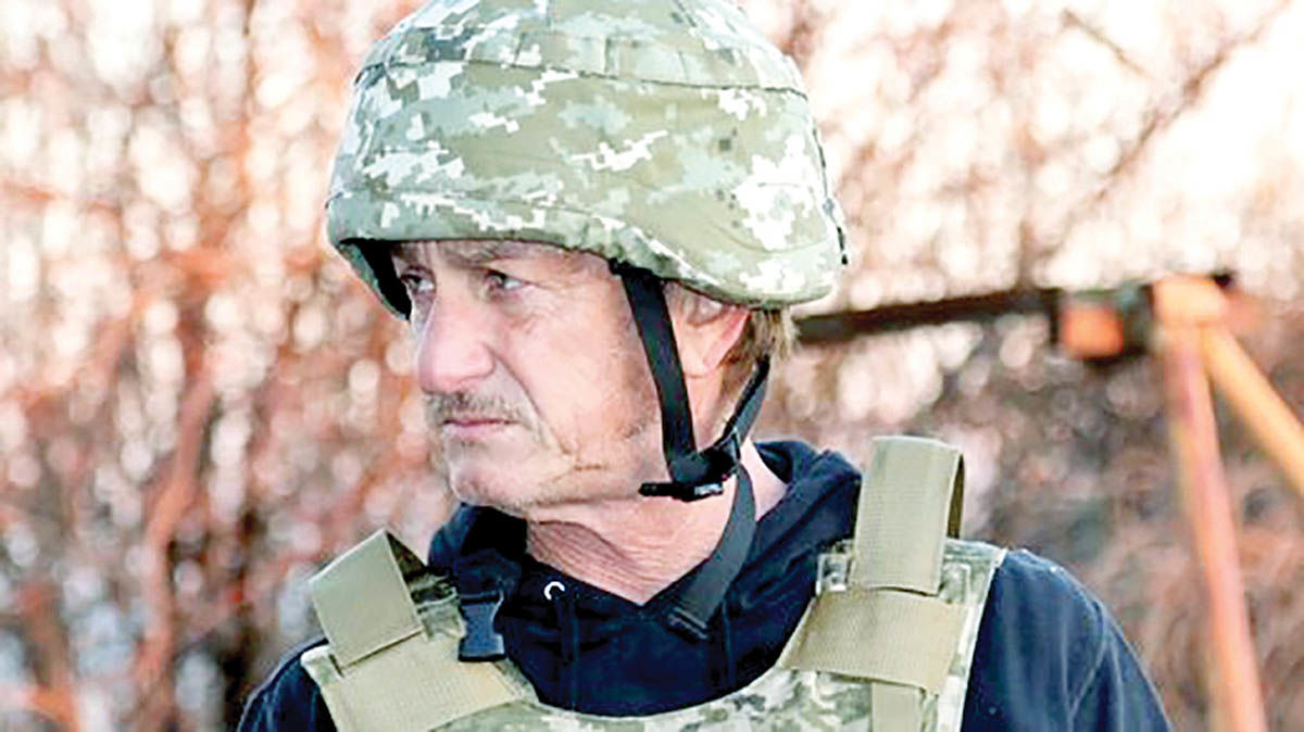 حضور ‌شان‌پن  در اوکراین برای ساخت مستند جنگ