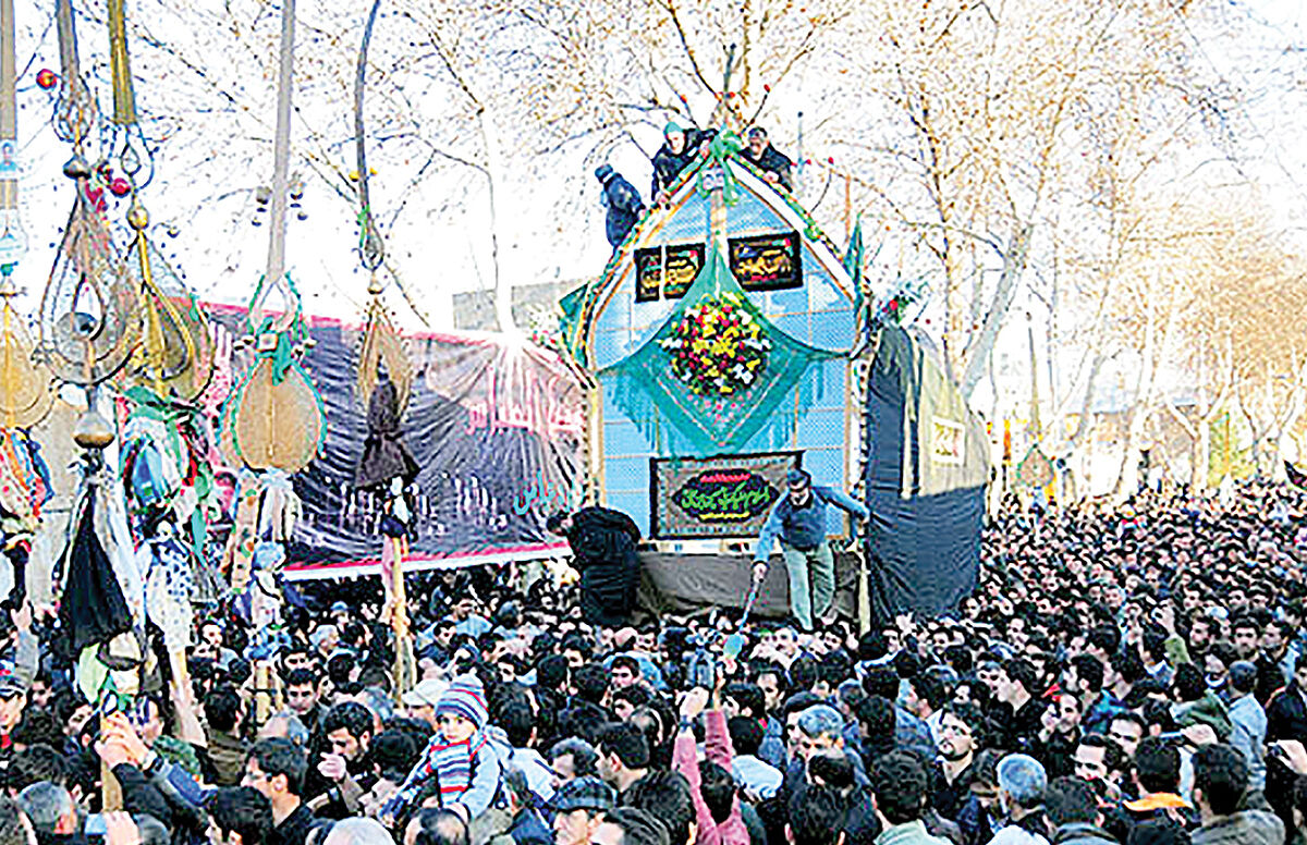 نخل‏‌گردانی عاشورایی در شاهرود
