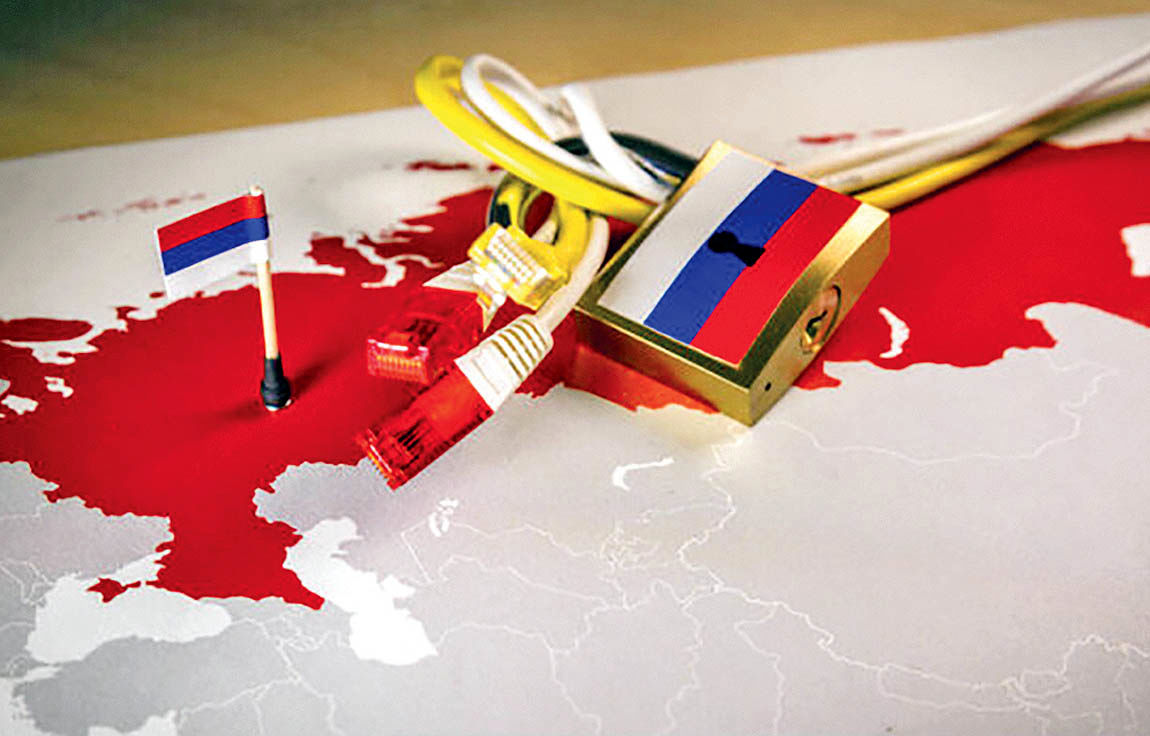 روسیه از اینترنت جهانی خارج می‌شود