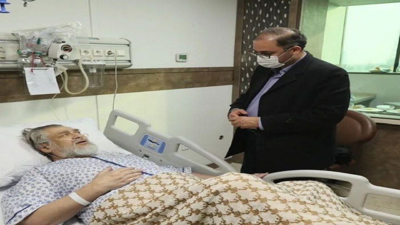 نادر طالب زاده در بیمارستان بستری شد/ عکس