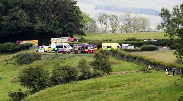تلفات سقوط بالگرد در انگلیس