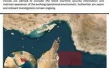 یک نفتکش در نزدیکی سواحل عمان دچار حادثه شد