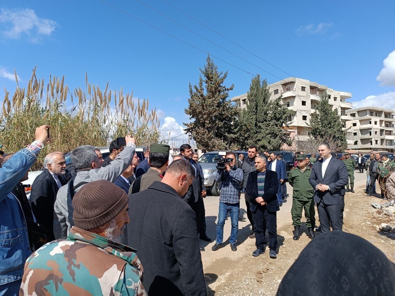 بازدید امیرعبداللهیان از مناطق زلزله زده در سوریه