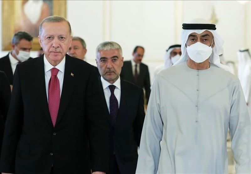اردوغان به ابوظبی رفت