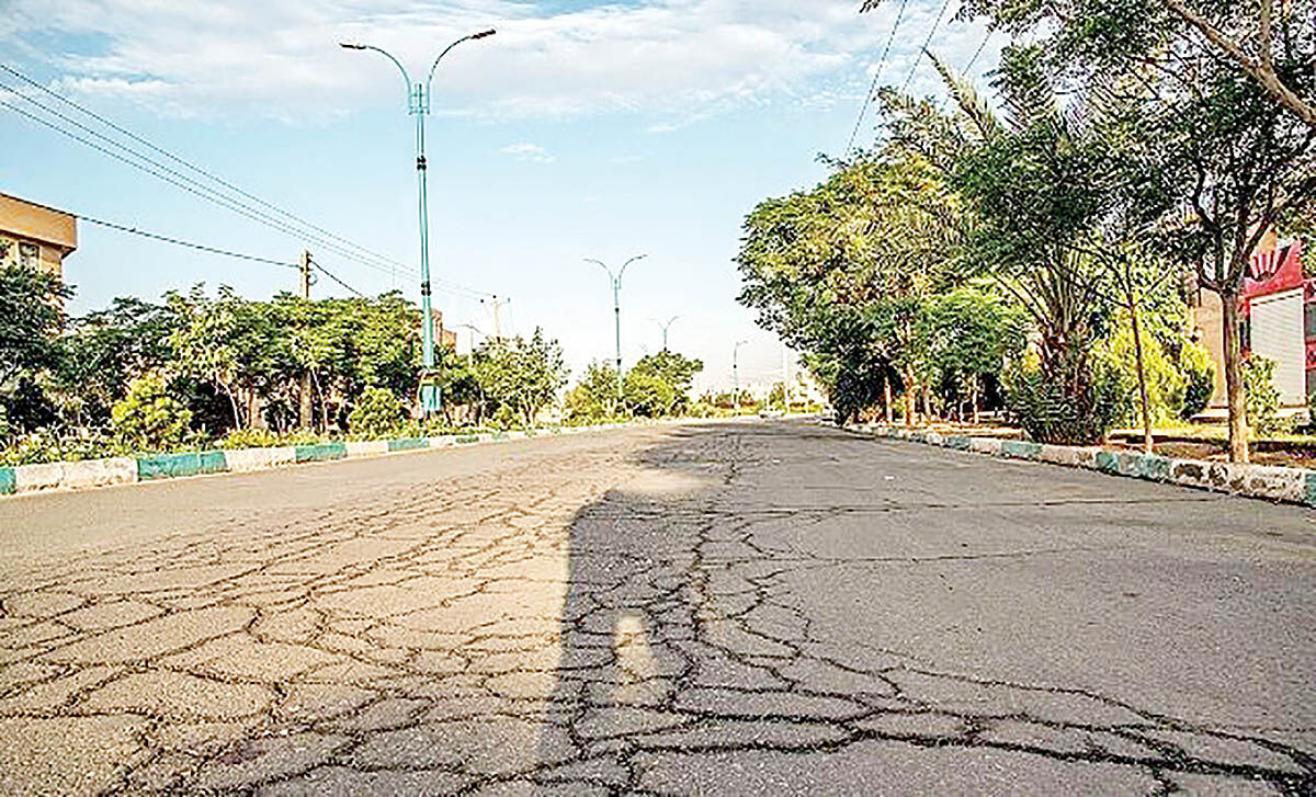 دست‏‏‌انداز بودجه‏‏‌ای آسفالت یزد