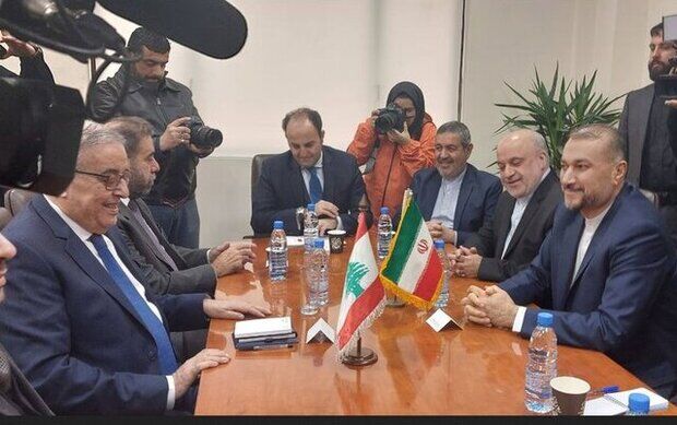 دیدار امیرعبداللهیان با وزیر خارجه لبنان