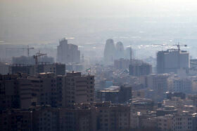 تصاویری از شرایط ناسالم هوای تهران