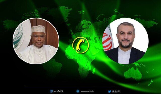 رایزنی تلفنی امیرعبداللهیان با دبیرکل سازمان همکاری اسلامی