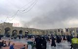 عکسی از دود غلیظ در اطراف حرم رضوی (ع)/ علت چه بود؟