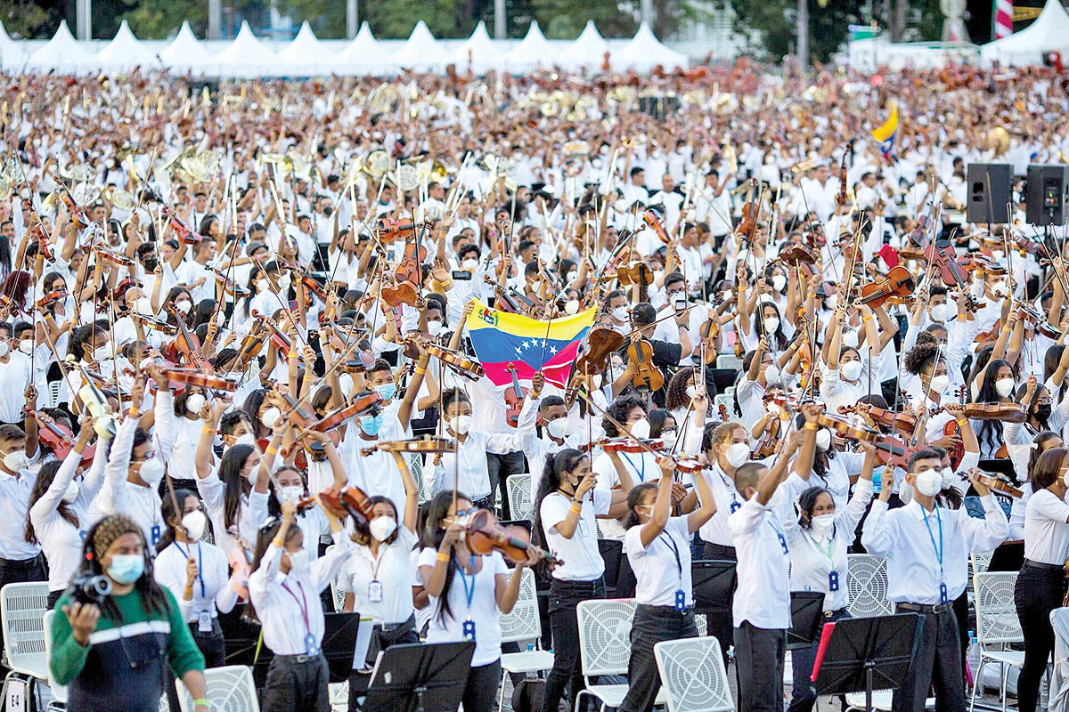 عظیم‌ترین کنسرت جهان در  ونزوئلا