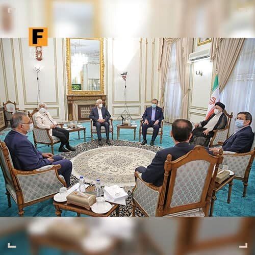 عکسی متفاوت از دیدار رئیسی با رقبای انتخاباتی خود
