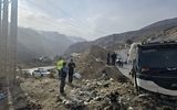 واژگونی اتوبوس در جاده هراز/ 3 سرنشین بیمارستانی شدند