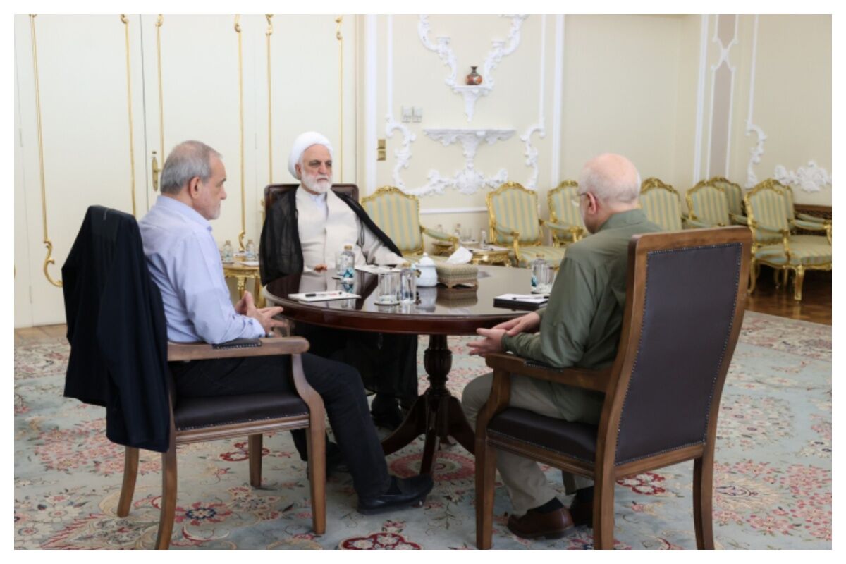 نشست سران قوا در نهاد ریاست جمهوری برگزار شد+ تصاویر
