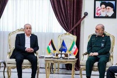 دیدار معاون دبیرکل جبهه مردمی برای آزادی فلسطین با سردار سلامی