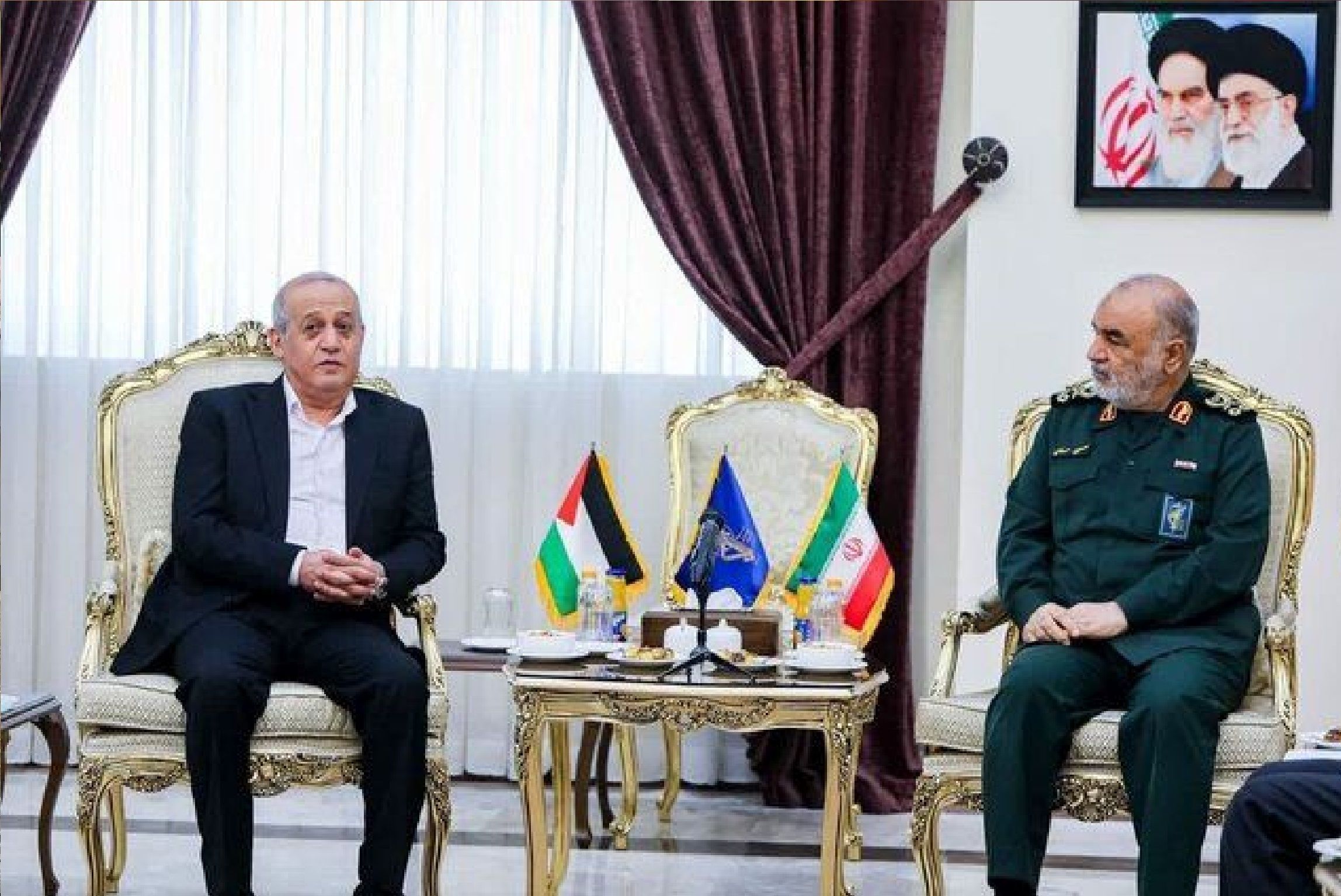 دیدار معاون دبیرکل جبهه مردمی برای آزادی فلسطین با سردار سلامی