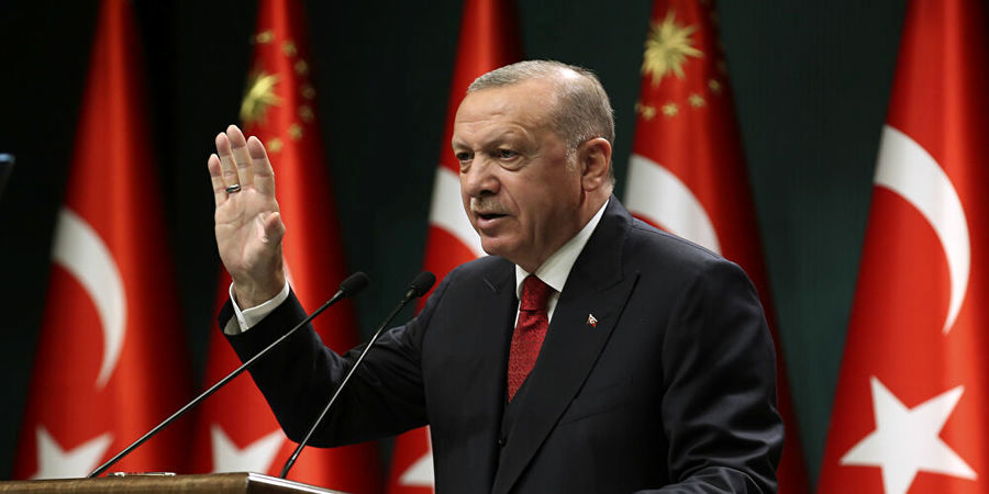 رجزخوانی اردوغان/ هرکس در منطقه می‌خواهد سنگی جابه‌جا کند باید از ترکیه اجازه بگیرد