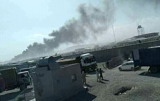 مهار آتش‌سوزی در گمرک ابونصر فراهی پس از 6 ساعت