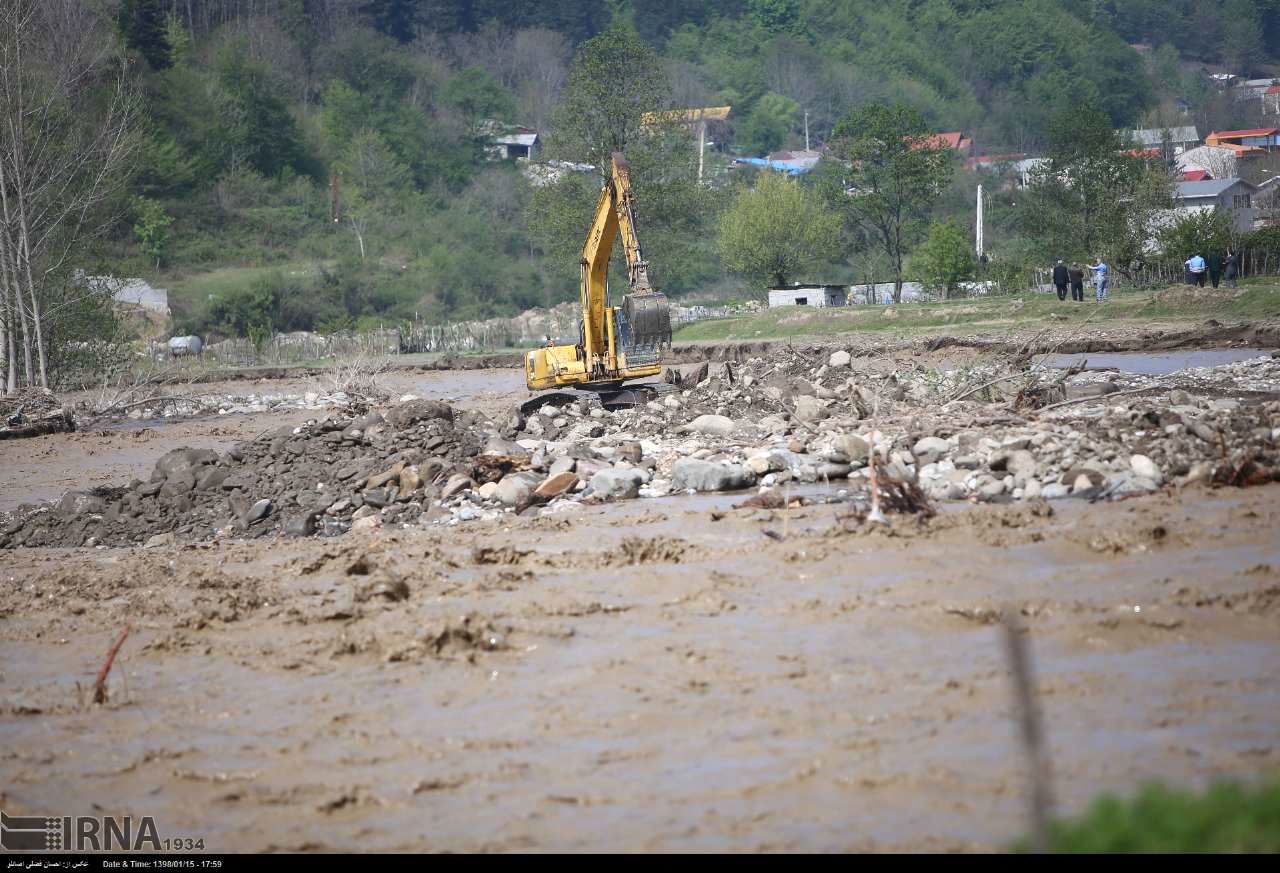 جسد قربانی دوم سیلاب مازندران پیدا شد