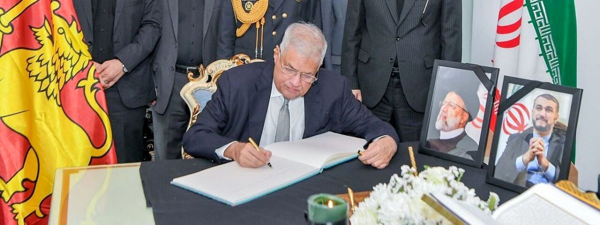 حضور رئیس‌جمهوری سری‌لانکا در سفارت ایران + عکس