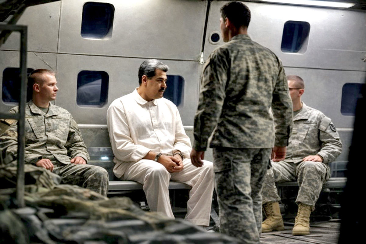 تهاجم آمریکا به ونزوئلا و دستگیری مادورو