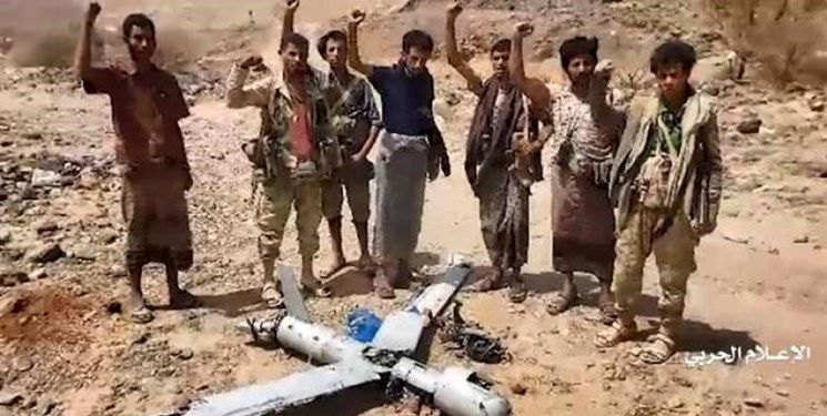 سرنگونی پهپاد جاسوسی سعودی در یمن+جزئیات