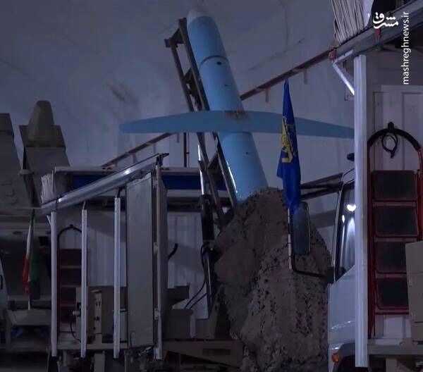 موشک کروز ضد کشتی قدر ۳۸۰ در شهر زیرزمینی سپاه + عکس