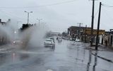 باران‌های سیل‌آسا دهلران را فرا گرفت + فیلم