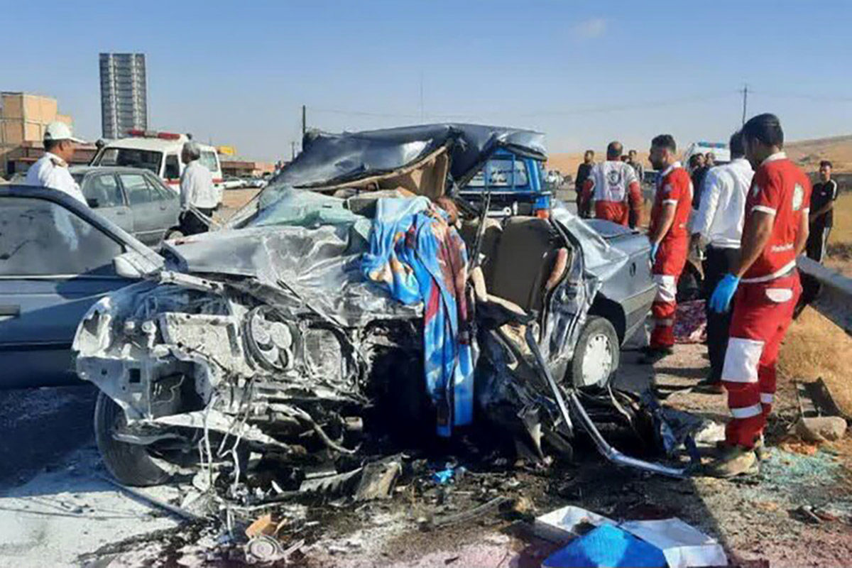 تصادف مرگبار در این جاده / 5 نفر جان باختند