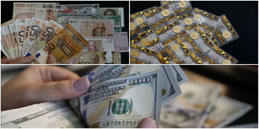 اولین نزول دسته‌جمعی بازار ارز و سکه در سال 1400