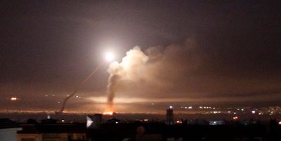 خبرهایی درباره اصابت 9 راکت به نزدیکی پایگاه آمریکا در شرق سوریه