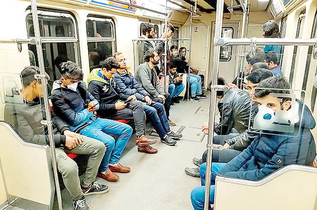 زمان اجباری شدن ماسک در متروی تهران