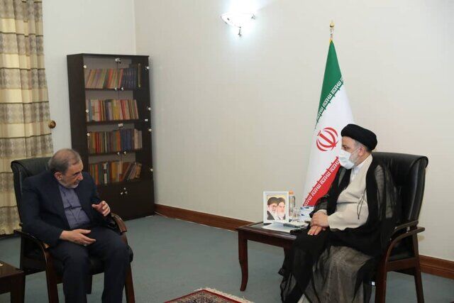 دیدار علی‌اکبر  ولایتی با رییس جمهور منتخب
