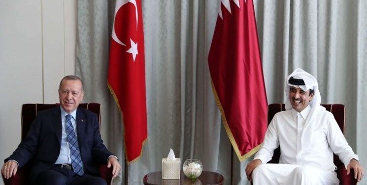 گفت و گوی اردوغان و امیر قطر درباره تحولات منطقه