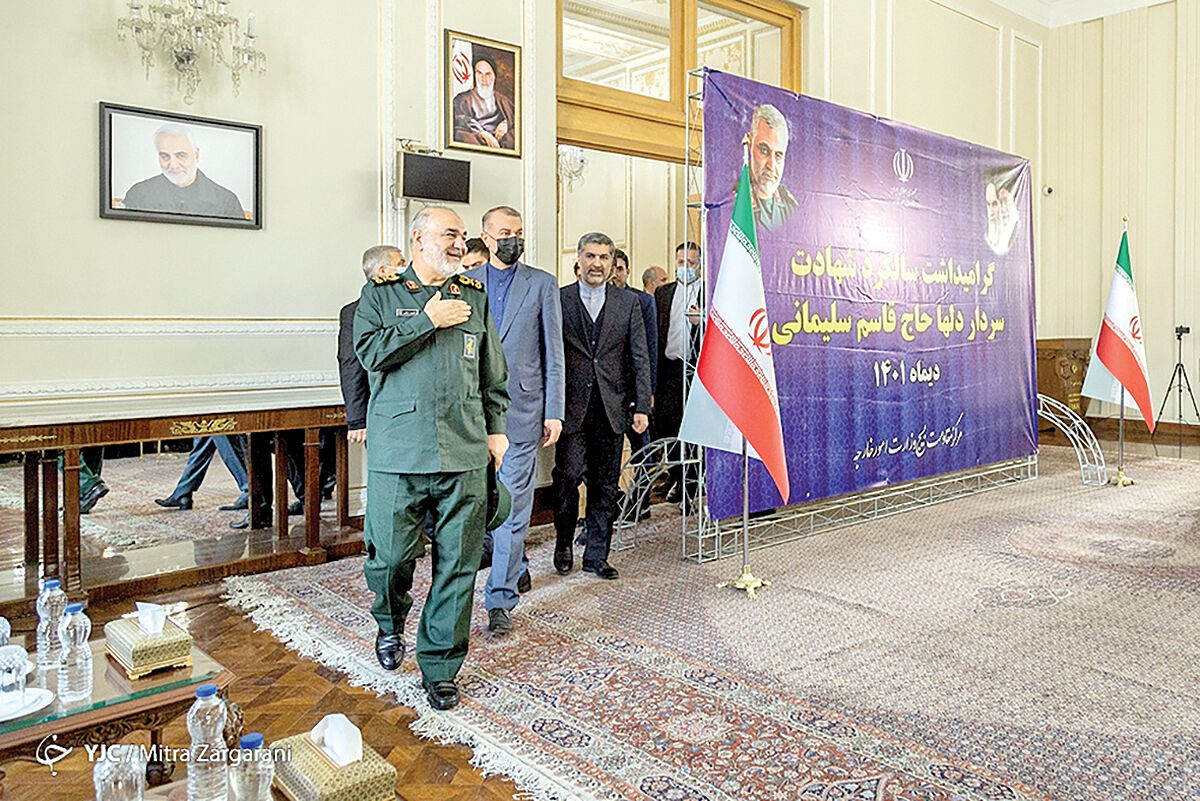 موضع دیپلماتیک در  روز شهادت سردار