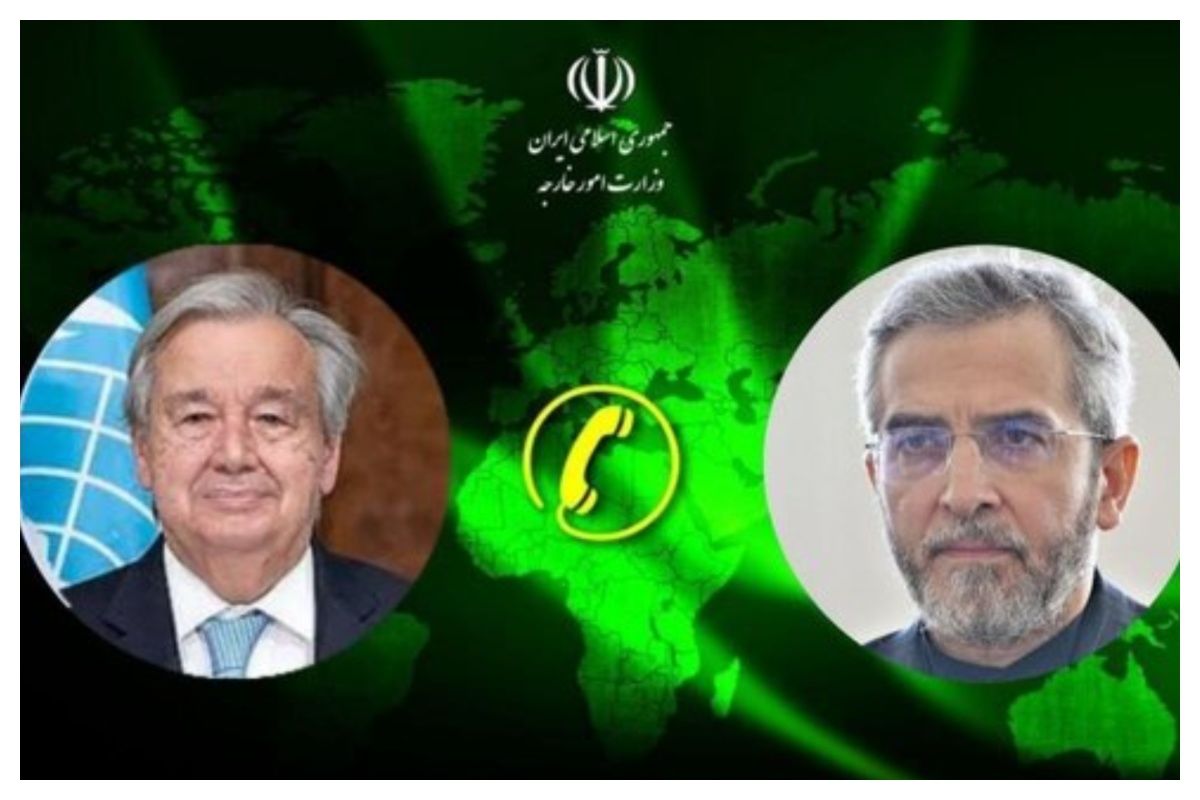 گفت‌وگوی باقری و گوترش پیرامون ترور اسماعیل هنیه