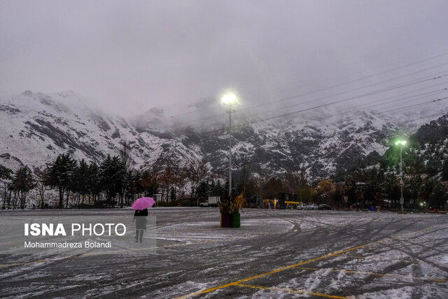 هشدار؛ بارش برف و باران در راه تهران