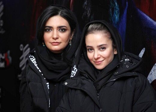 استایل زمستانی لیندا کیانی و الناز حبیبی در اکران یک فیلم+عکس
