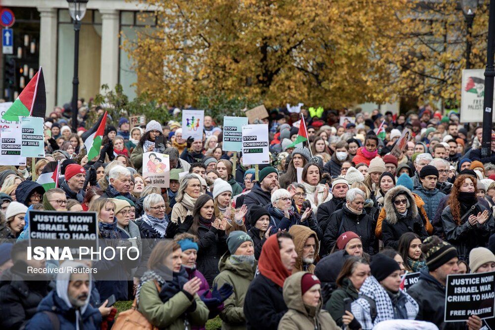 تعلیق دانشجوی لهستانی به دلیل حمایت از غزه + عکس 