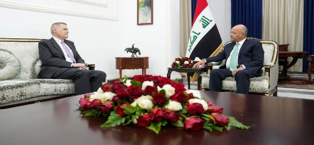 سفیر آمریکا به دیدار رئیس جمهوری عراق رفت