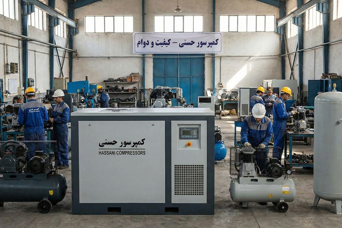 راهکار ایرانی برای بهینه سازی مصرف انرژی در صنایع با کمپرسور حسنی