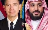 بن سلمان با فرمانده سنتکام دیدار کرد

