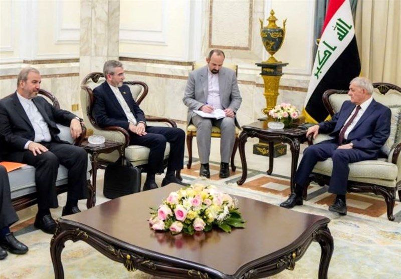 باقری با رئیس جمهور عراق دیدار کرد