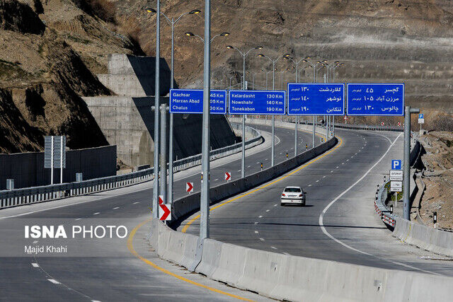 بازگشایی آزادراه تهران-شمال