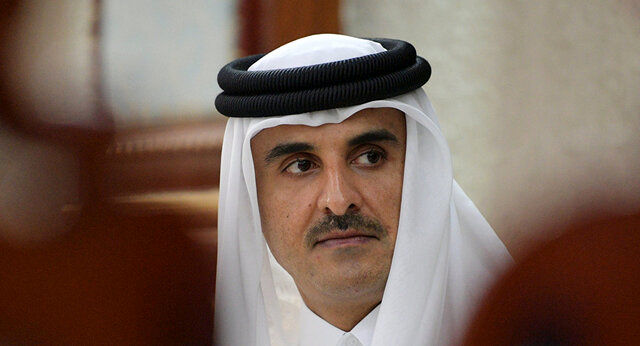 گفت‌وگوی امیر قطر با ژنرال آمریکایی